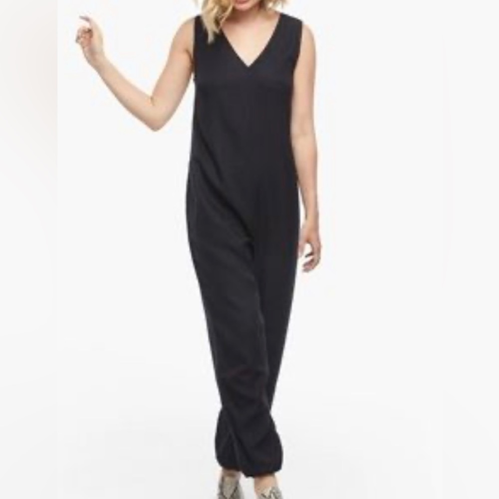ABLE Charvee Relaxed Jumpsuit in Black, Size Small